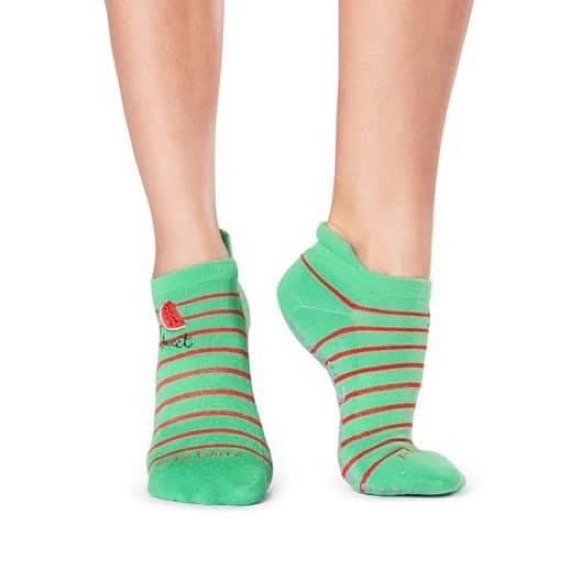Pure Barre Watermelon Sticky Socks - Picture 3 of 4